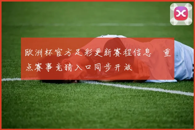 欧洲杯官方足彩更新赛程信息　重点赛事竞猜入口同步开放